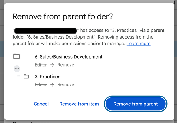 The Most Destructive Popup in Google Drive